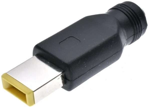 ADAPT.PLUG 5,5x2,5mm a SQUARE H/M