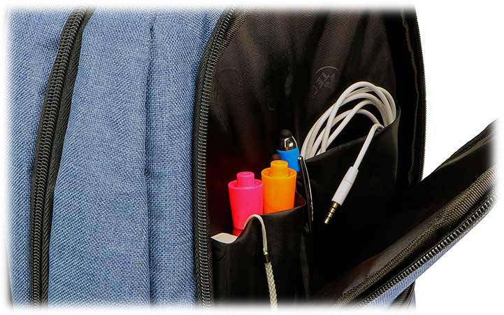MOCHILA P/NTB XTECH 15,6" WINSOR    AZUL miniatura 3