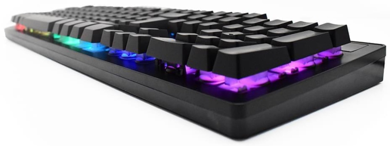 TECLADO NISUTA GAMER     NEGRO  RGB  USB miniatura 3
