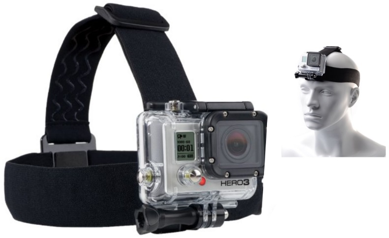 SOPORTE P/CAMARA DEPORTIVA P/CABEZA NISU miniatura 2