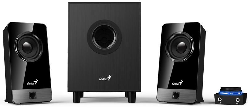 PARLANTES GENIUS SW-2.1 300X NEGRO 2.1 miniatura 3
