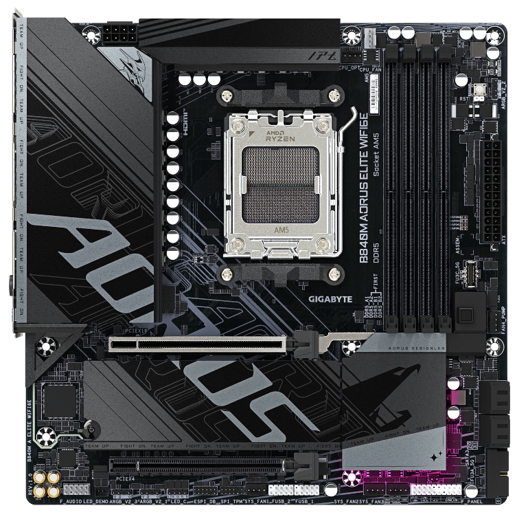 MB.GIGABYTE B840M AO.EL WIFI D5 mATX AM5 miniatura 2