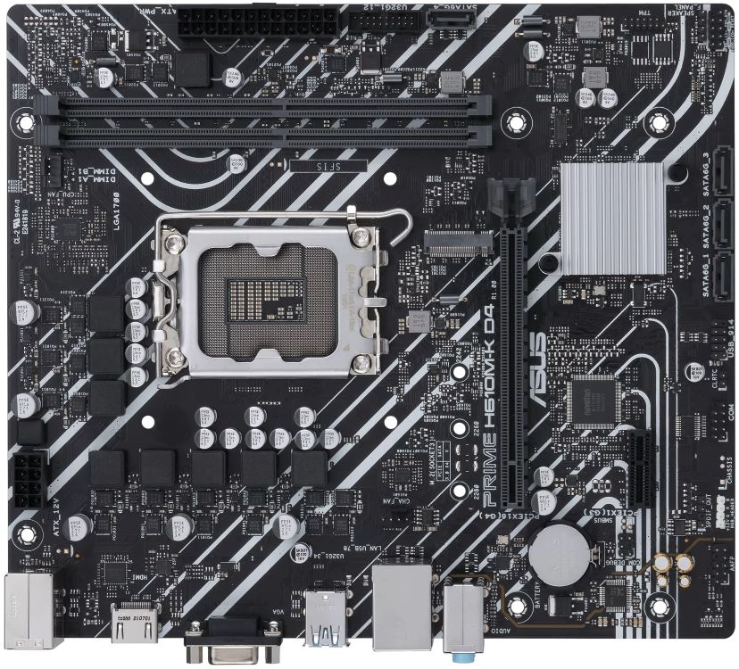 MB.ASUS PRIME H610M-K       D4 mATX 1700