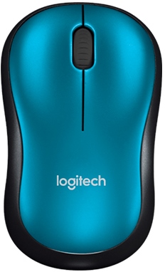 MOUSE LOGITECH WLESS M185 AZUL       USB miniatura 2