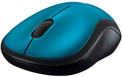 MOUSE LOGITECH WLESS M185 AZUL       USB