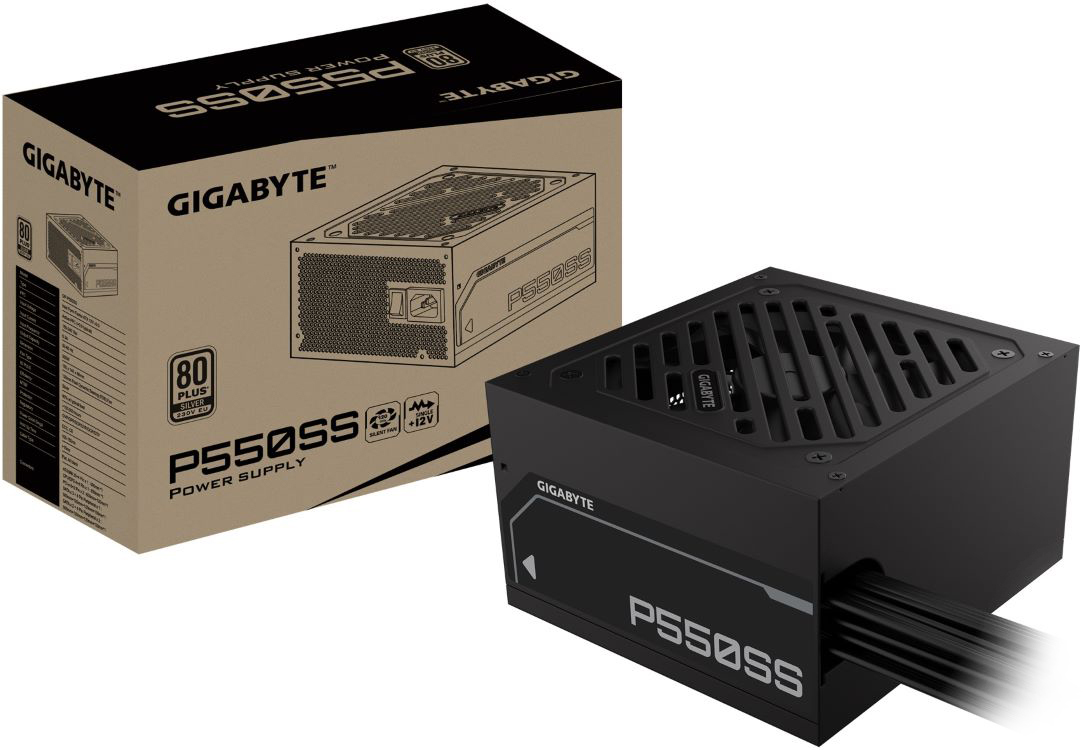 FTE PC GIGABYTE  550W 80+ SLV      NEGRO miniatura 5