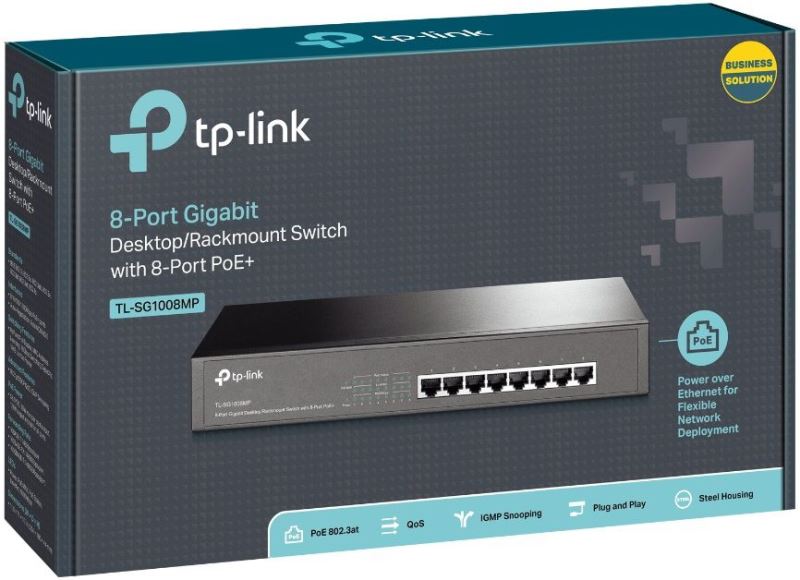 SW.GLAN  8P TL-SG1008MP          TP-LINK miniatura 4