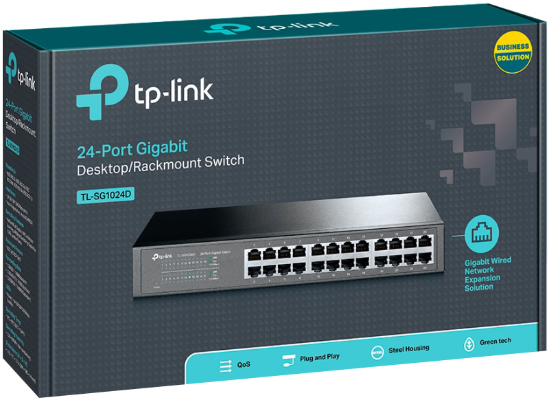 SW.GLAN 24P TL-SG1024D           TP-LINK miniatura 3