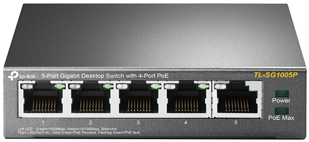 SW.GLAN 5P TL-SG1005P TP-LINK