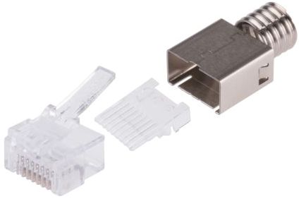 PLUG RJ45 CAT6  BLINDADO   AMP/COMMSCOPE miniatura 3