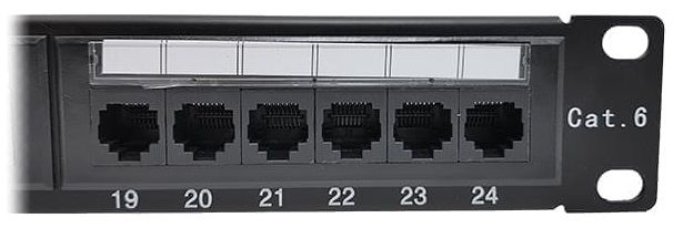 PATCH PANEL 24 PORTS CAT6         NISUTA miniatura 2