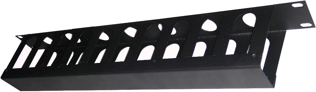 ORGANIZADOR CABLES HORIZONTAL 1U C/TAPA miniatura 3