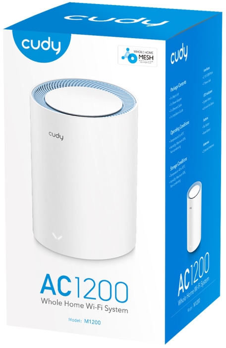 ROUTER MESH  LAN M1200    AC1200 Px1 CUD miniatura 3
