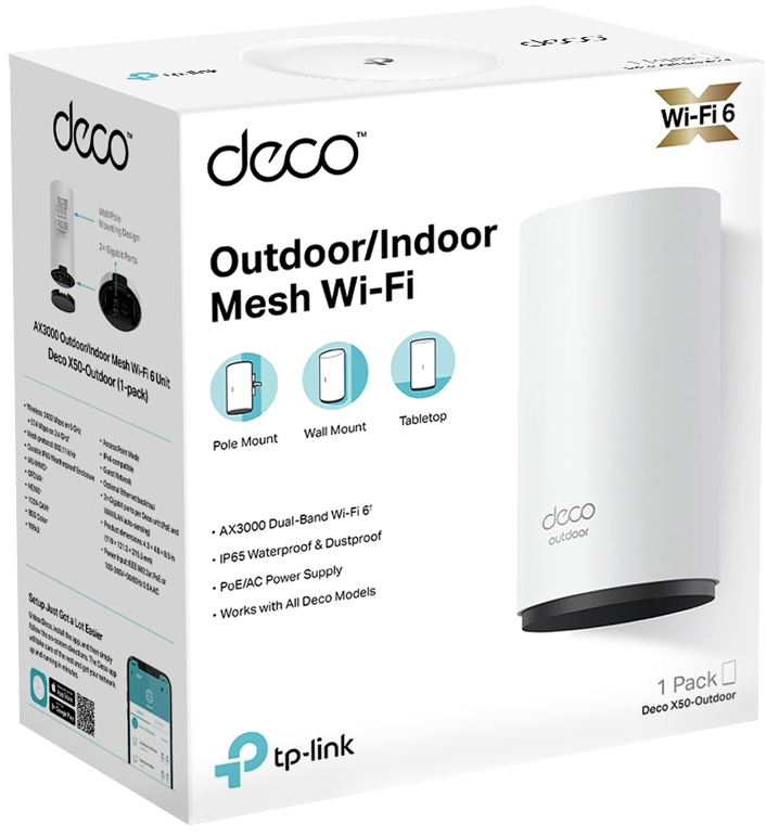ROUTER MESH GLAN DECO X50 AX3000 Px1 EXT miniatura 4
