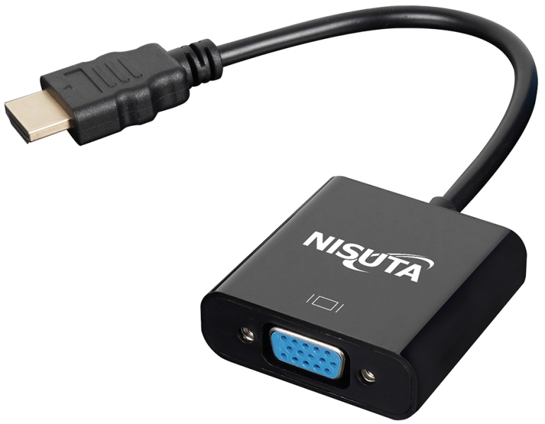 ADAPT.VIDEO HDMI a VGA            NISUTA