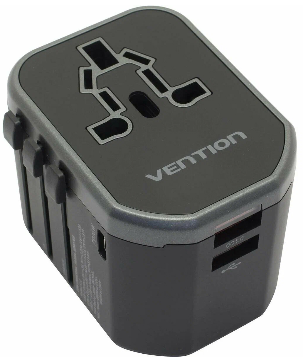 CARG.220V a 2xUSB A+1xUSB C 20W VIAJERO