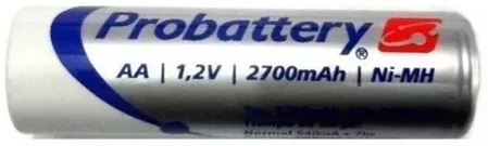 PILA    AA RECARGABLE PROBATTERY 2700mAh