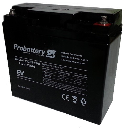 BATERIA 12V 22,0ah (PARA UPS) PROBATTERY