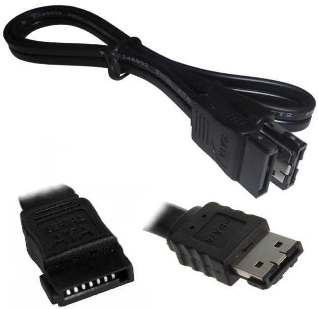 CABLE SATA2 a eSATA P/DATOS 0,5m