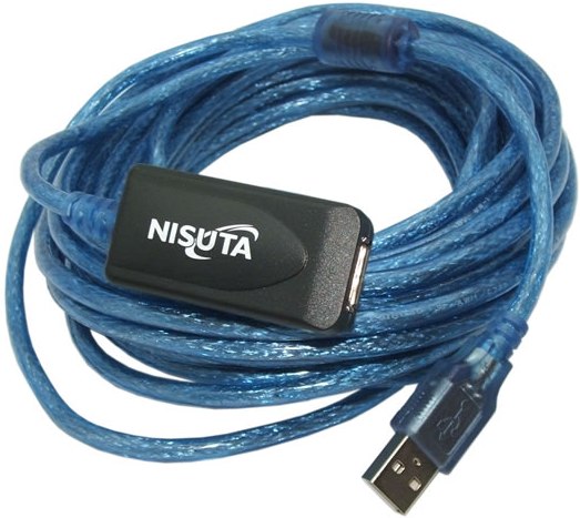 CABLE EXTENS.USB 2.0 ACTIVO NISUTA 10,0m