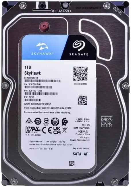 D.DURO SATA3. 1TB 256MB SKYHAWK SEAGATE