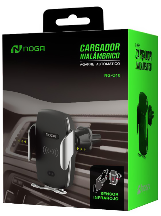SOPORTE CELULAR C/CARGA WLESS       NOGA miniatura 2