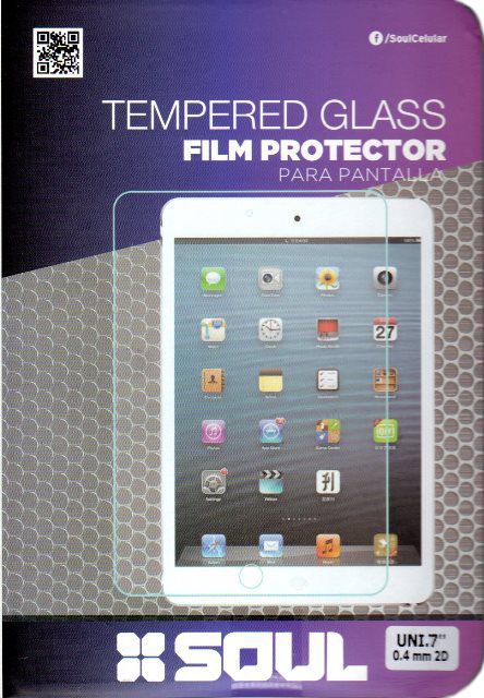 PROTECTOR PANT.VIDRIO P/TABLET  7" UNIV.