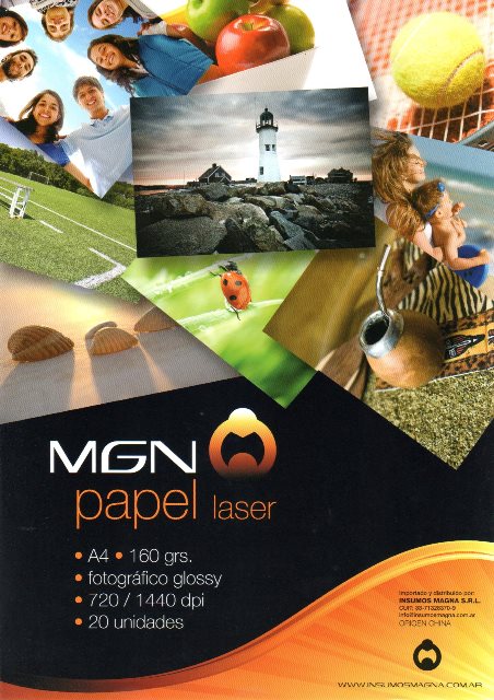 PAPEL MGN PHOTO A4 160g 20hj P/LASER