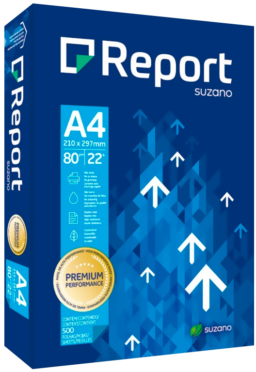 RESMA PAPEL A4 80gr 210x297mm REPORT