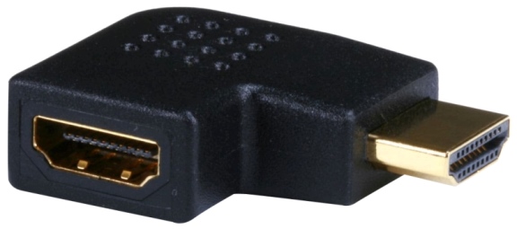 ADAPT.VIDEO HDMI 90ø M/H PLANO DERECHO