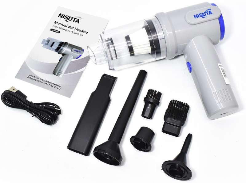 ASPIRADORA/SOPLADORA PORTATIL 60W NISUTA miniatura 3