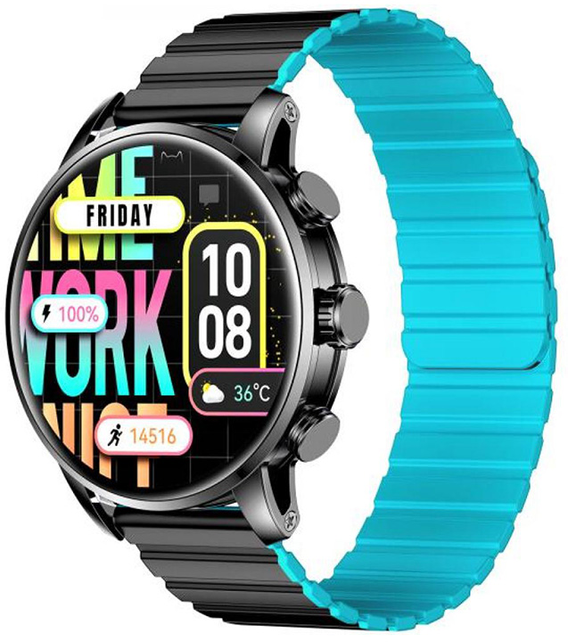 SMARTWATCH KIESLECT KR2 LTD        BLACK miniatura 2