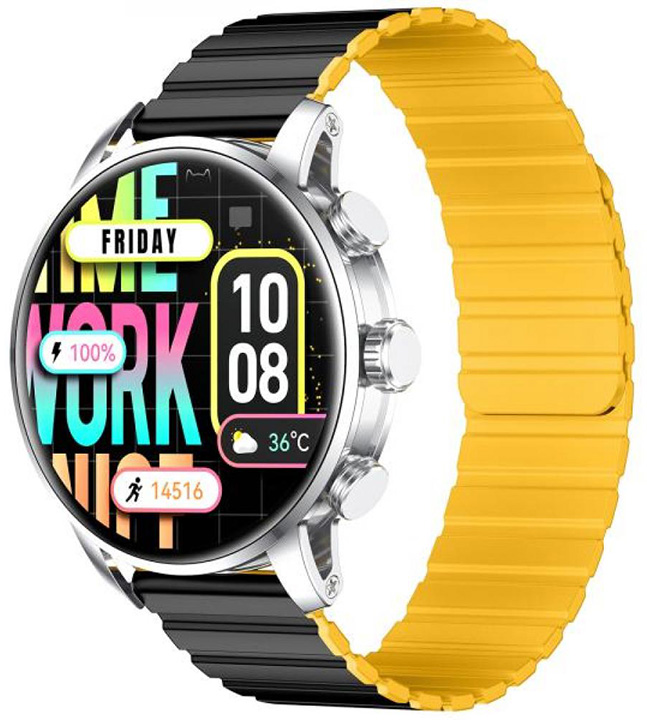 SMARTWATCH KIESLECT KR2 LTD STEEL