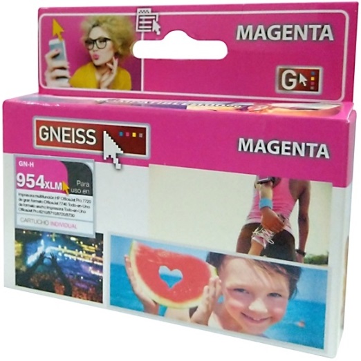 TINTA GNEISS P/HP 954XL-L0S65AL MAGENTA