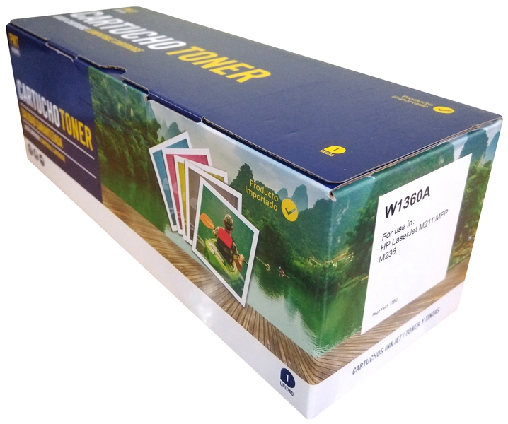 TONER POWERTEC P/HP 136A-W1360A NEGRO