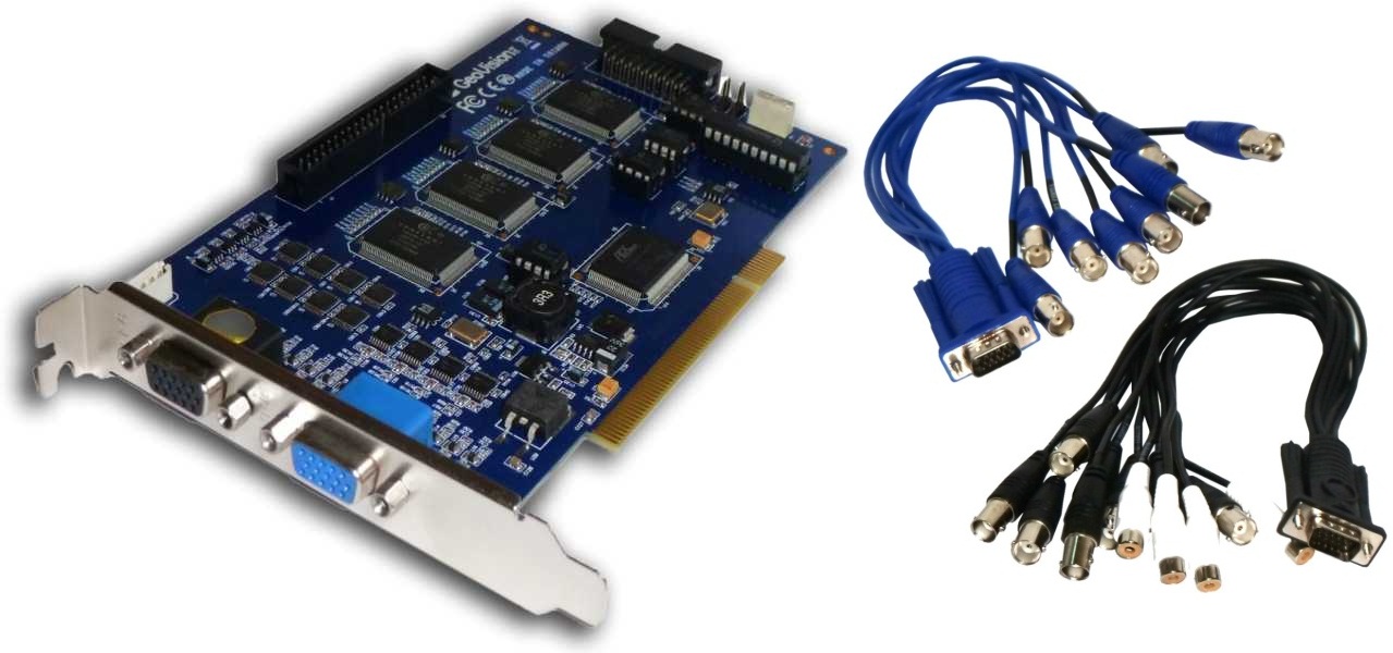 CAPTURADORA PCI  P/16 CAMARAS    100 FPS