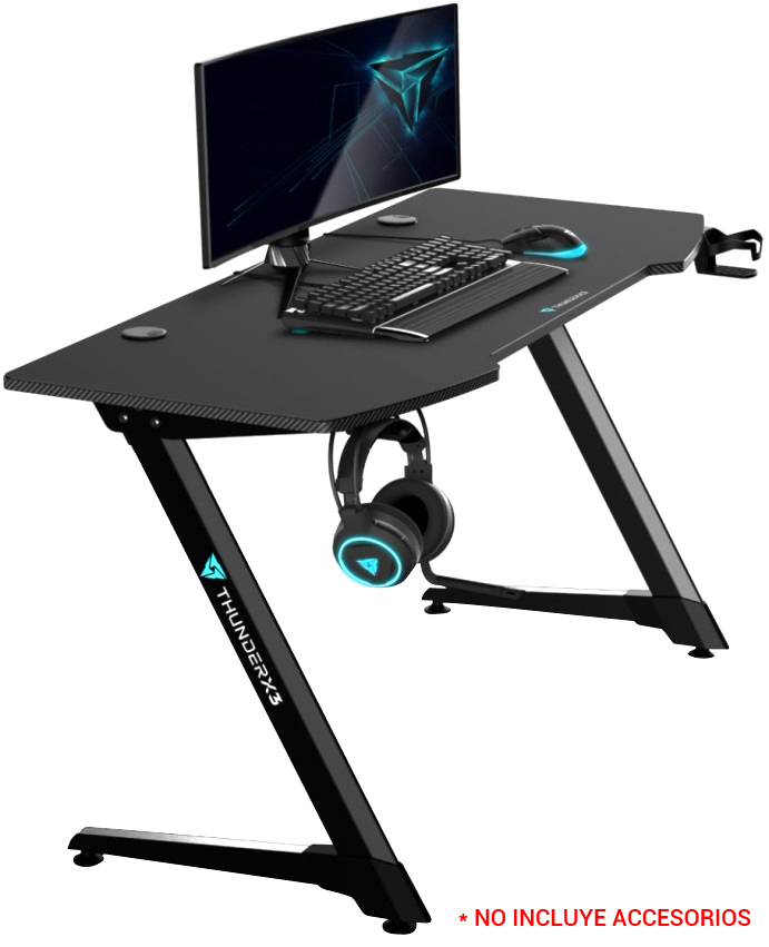 ESCRITORIO GAMER THUNDERX3 ED5     140cm miniatura 4