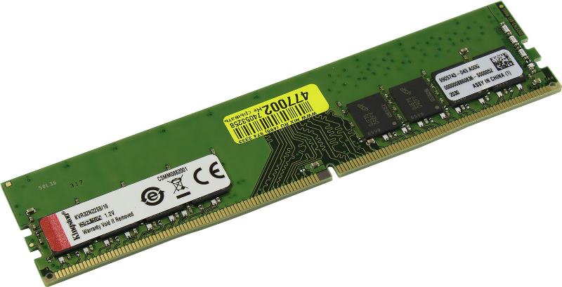 16GB  DDR4,3200  KVR32N22S8/16  KINGSTON