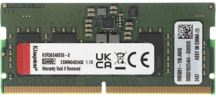 8GB SO-DDR5,5600  KVR56S46BS6-8 KINGSTON