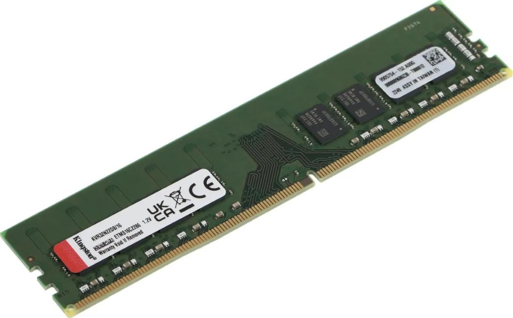 16GB  DDR4,3200  KVR32N22D8/16  KINGSTON