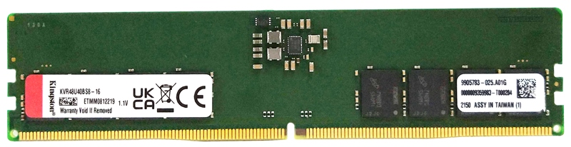 16GB DDR5,4800 KVR48U40BS8/16 KINGSTON