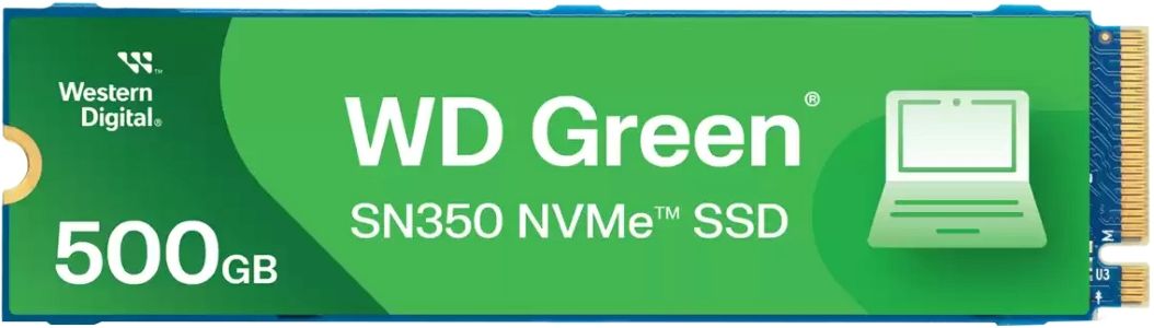 D.SSD  M.2 PCIe  500GB GREEN SN350   W.D