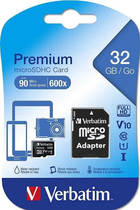 M.VERBATIM   32GB mSDHC I-U1 miniatura 2